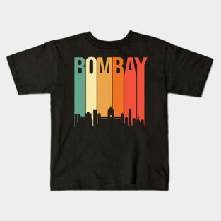 Mumbai Bombay Skyline Maharashtra Marathi Design Kids T-Shirt