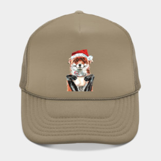 Morning Fox Christmas Hat
