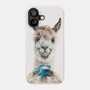Llama Latte Phone Case
