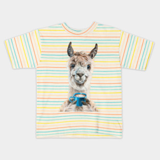 Llama Latte Kids T-Shirt
