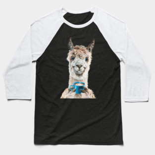 Llama Latte Baseball T-Shirt
