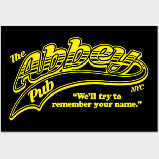 Abbey Pub NYC - "Cheers" style design. Posters and Art