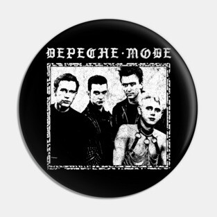 Depeche Mode 80s \\ Original Retro Tribute Design Pin