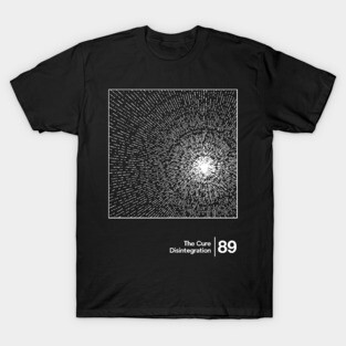 Disintegration / Minimal Style Graphic Artwork T-Shirt
