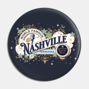 Nashville Vintage Pin