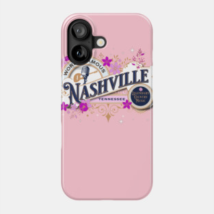 Nashville Vintage (Pink) Phone Case