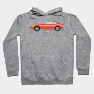 Opel GT, Red, other colors available on request. Hoodie