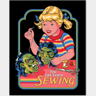 You Can Learn Sewing Posters and Art