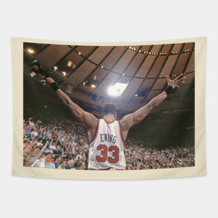 Patrick Ewing Knicks Tapestry