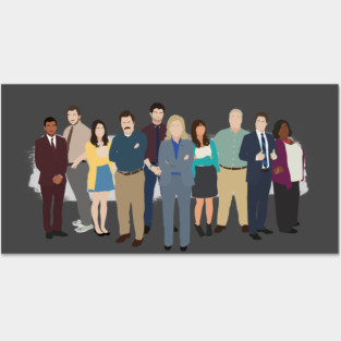 The Pawnee Parks & Recreation Department Posters and Art