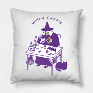 Witch Crafts - Halloween for women Pillow