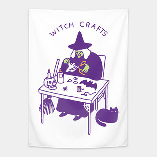 Witch Crafts - Halloween for women Tapestry