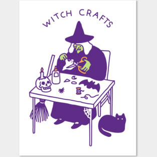 Witch Crafts - Halloween for women Posters and Art