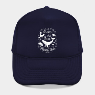 Plastic Pollution - Keep the Sea Plastic Free Hat