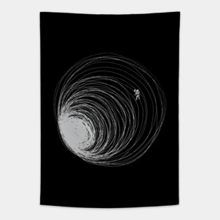 Black Hole Astronaut Lost in Space by Tobe Fonseca Tapestry
