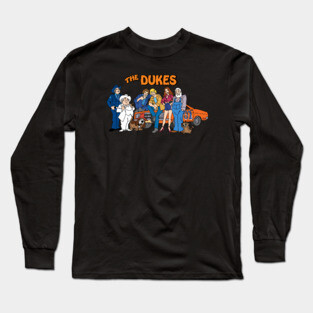 The Dukes Of Hazzard Cartoon Long Sleeve T-Shirt