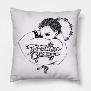 Paradise Garage (Black) Pillow