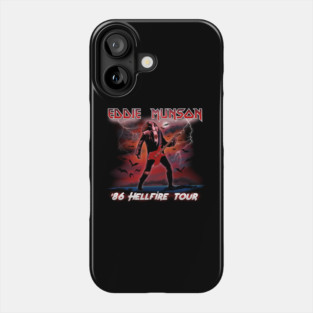 Eddie Munson Hellfire Concert Phone Case