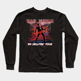 Eddie Munson Hellfire Concert Long Sleeve T-Shirt