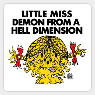 Demon From A Hell Dimension Sticker
