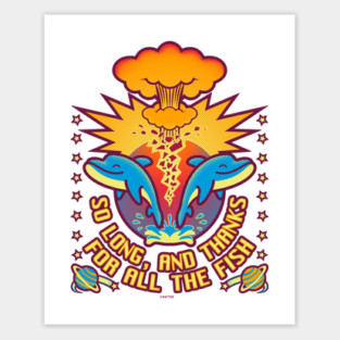 Thanks for all the fish Sticker