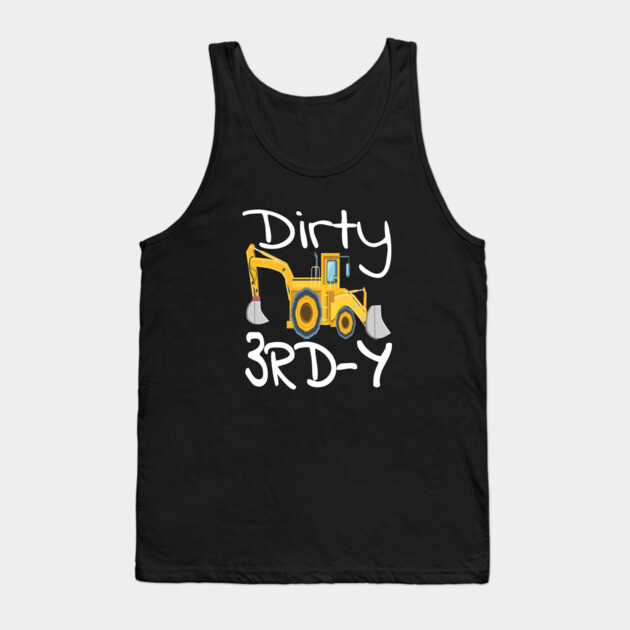 dirty 3rd y Tank Top by OUTFITPAW
