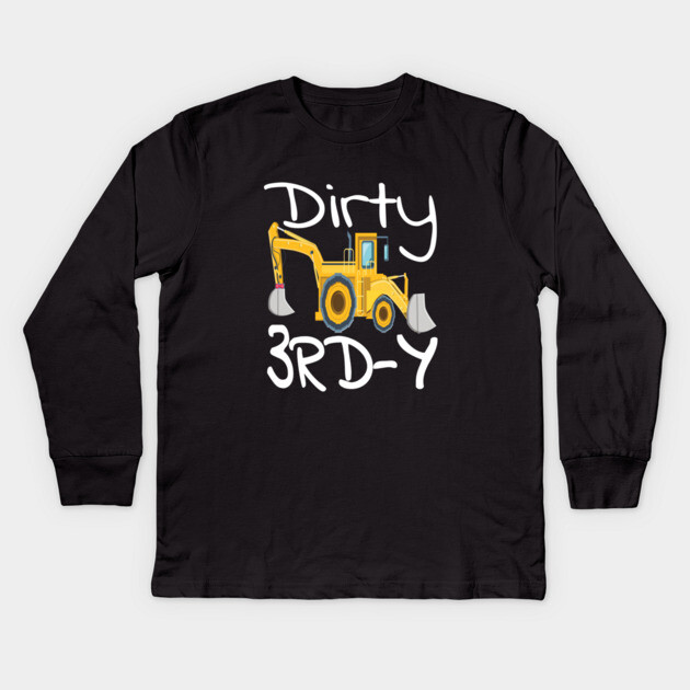 dirty 3rd y Kids Long Sleeve T-Shirt by OUTFITPAW