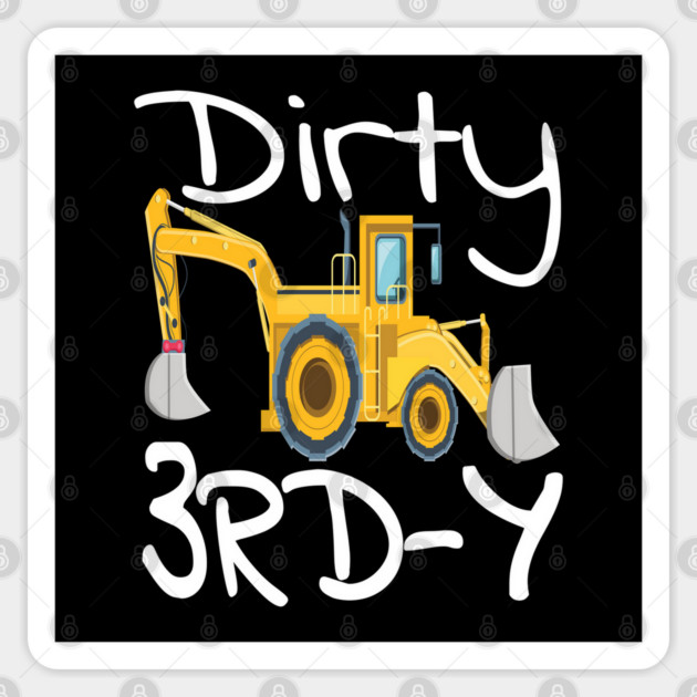 dirty 3rd y Sticker by OUTFITPAW