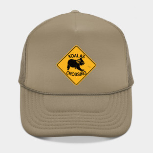 Koala Bear Road Sign - Koalas Crossing Hat