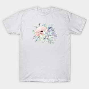 Beautiful Succulents Bouquet T-Shirt