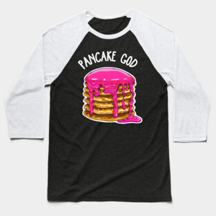 Pancake God Baseball T-Shirt