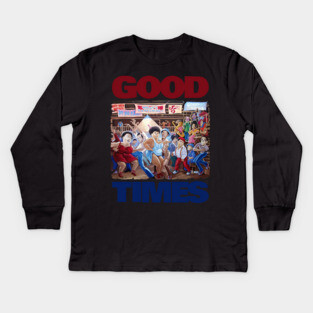 GOOD TIMES DANCE BLM Kids Long Sleeve T-Shirt