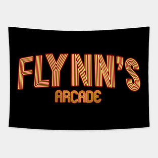 Front and Back Flynn's Arcade - Lightcycles Tapestry