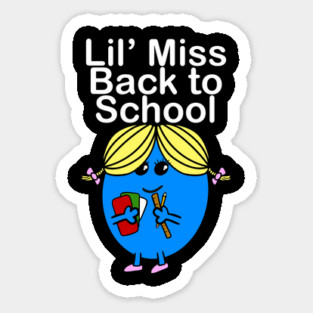 Lil Miss Back To School Magnet