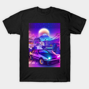 Toyota AE86 Trueno Initial D T-Shirt