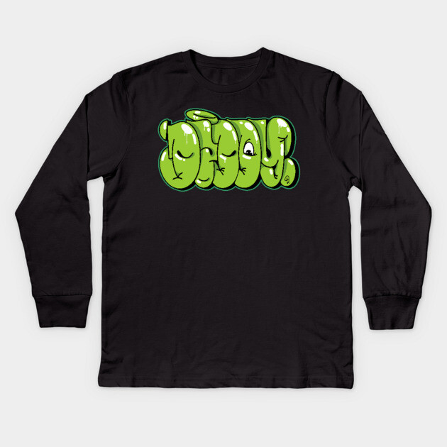 Daddy Graffiti Kids Long Sleeve T-Shirt by DOSER