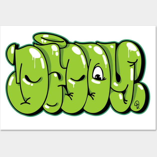 Daddy Graffiti Wall Art by DOSER