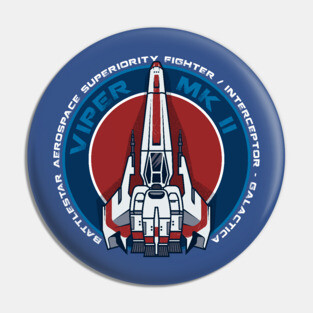 Battlestar Viper MKII Pin