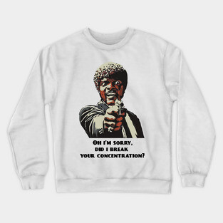 pulp fiction - samuel jackson Crewneck Sweatshirt