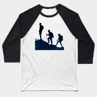 hiking Baseball T-Shirt