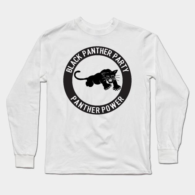 The Black Panther Party, Black History, Black Lives Long Sleeve T-Shirt by UrbanLifeApparel