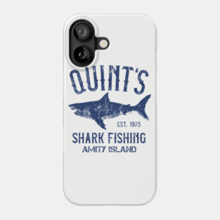 Quint's Shark Fishing - Amity Island Phone Case