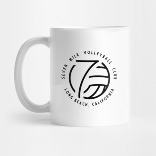 7 Mile Beach Volleyball Club (Black) Mug