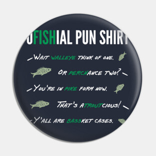 Ofishial Pun Shirt Pin