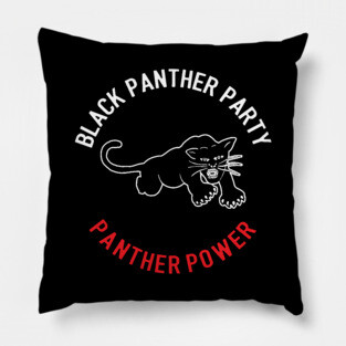 The Black Panther Party, Black History, Black Lives Matter, Civil Rights Pillow