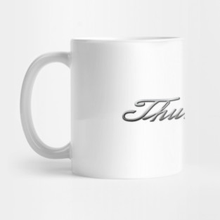 Thunderbird Emblem Script Type Mug