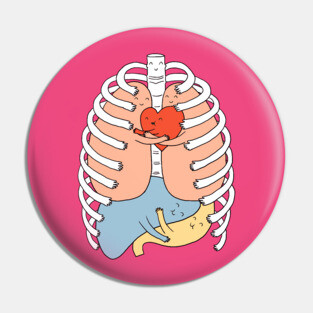 Hugs keep us alive Pin