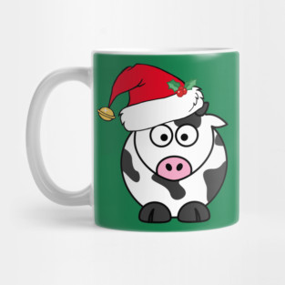 Cute Christmas Cow Mug