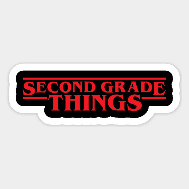 Second Grade Things Funny 2nd Grade Teacher Student Back To School Magnet by Tshirtiz