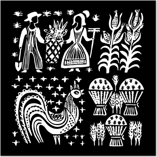 Vintage Pyrex Pattern Butterprint (White) Pyrex Posters and